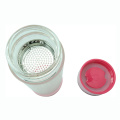 Bouteille en verre double paroi avec filtre en porcelaine, 300ml de poignée repliable